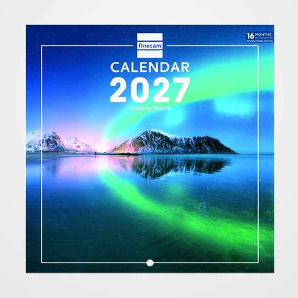 CALENDARIO (2027) FINOCAM INTERNACIONAL PARED IMAGENES MENSUAL PARA ESCRIBIR 180x180 NATURE