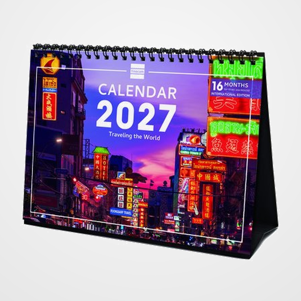 CALENDARIO (2027) FINOCAM INTERNACIONAL SOBREMESA IMAGENES MENSUAL PARA ESCRIBIR S 210x150 TRAVELLING