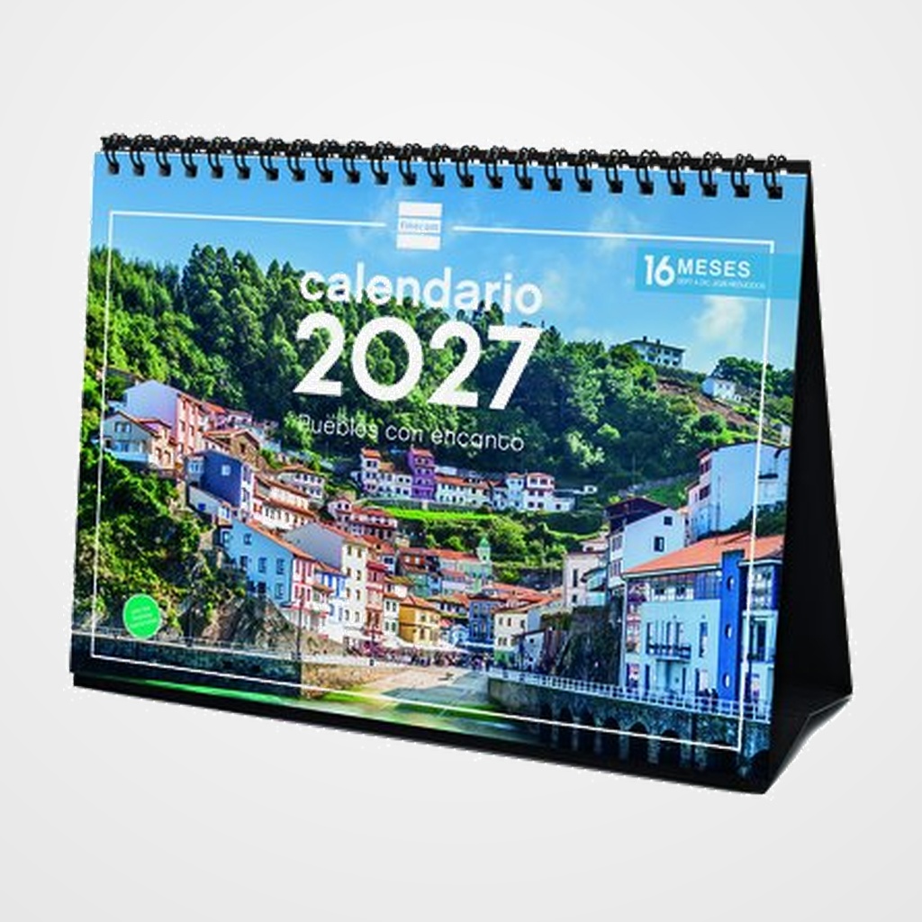 CALENDARIO (2027) FINOCAM SOBREMESA IMAGENES MENSUAL PARA ESCRIBIR S 210x150 PUEBLOS CON ENCANTO
