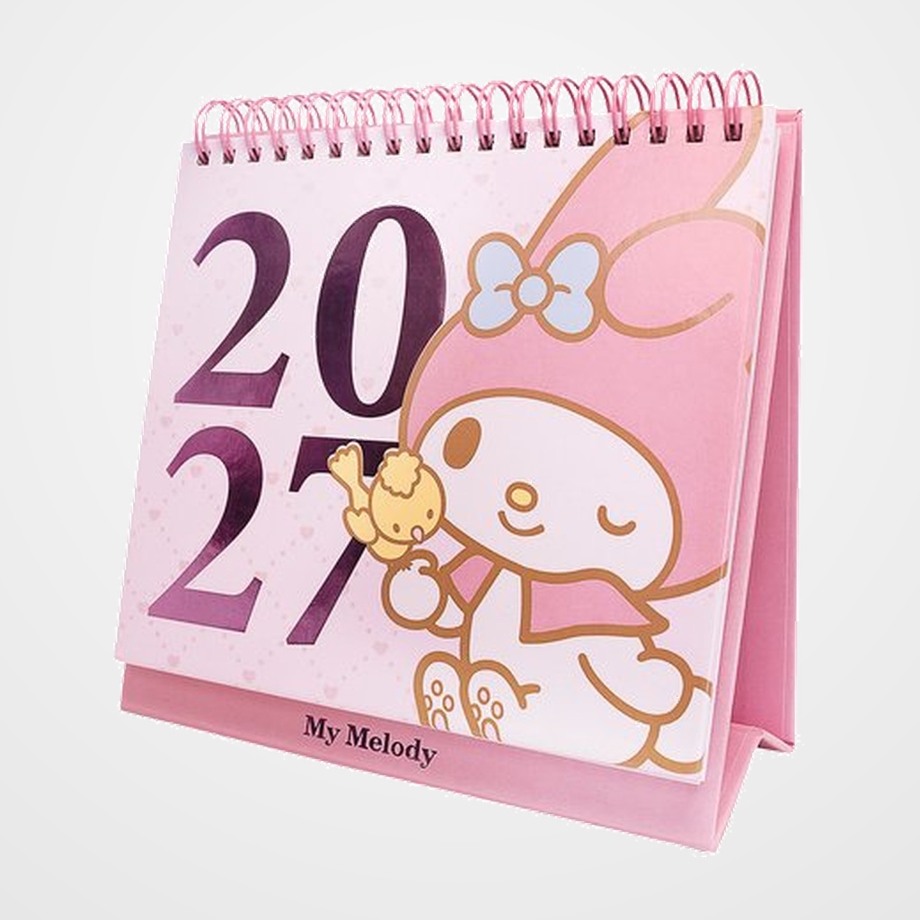 CALENDARIO (2027) MOOVING SOBREMESA TRIANGULAR MY MELODY MENSUAL 165x160