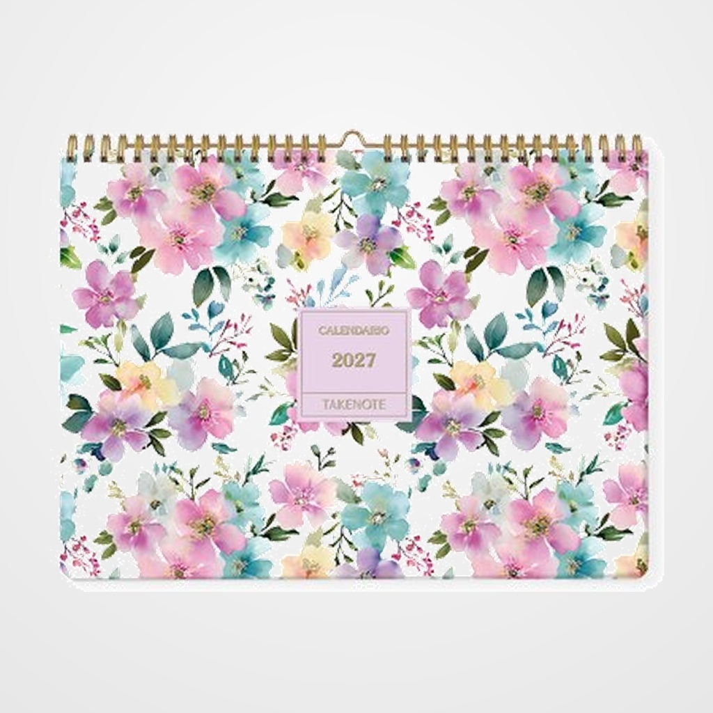 CALENDARIO (2027) TAKENOTE PARED MENSUAL WIRE-O 315x230 NOA