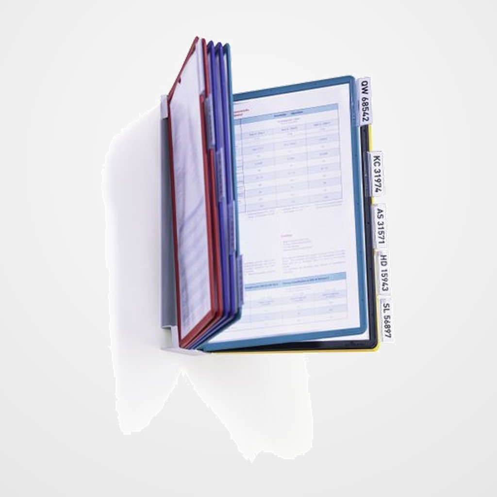 SOPORTE DE PARED DURABLE (5567) SHERPA (CLASIFICADOR) VARIO de 10 FUNDAS A4