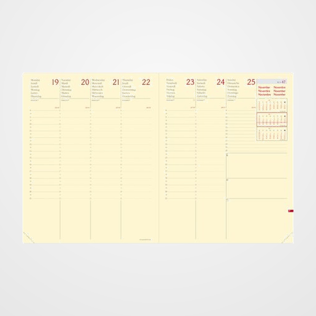 RECAMBIO AGENDA ANUAL (2027) QUO VADIS PRESIDENT PRESTIGIO ML 210x270 S/V 2 PAG.