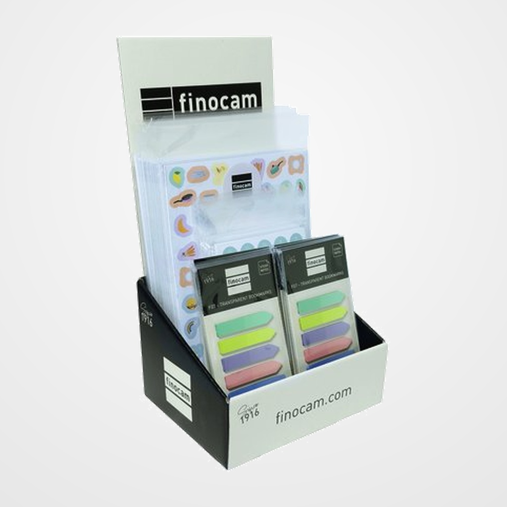 STICKERS Y PEGATINAS FINOCAM SURTIDAS EXPOSITOR DE 45