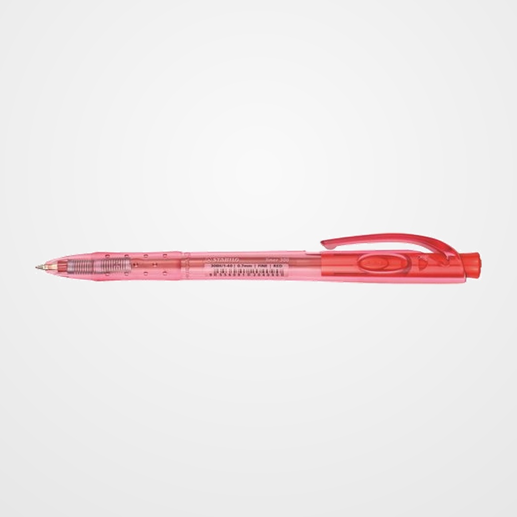 BOLIGRAFO STABILO RETRACTIL LINER 308H 0.7 ROJO