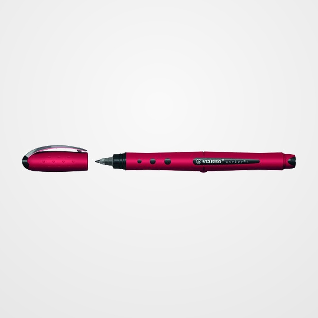 ROLLER T.LIQ. STABILO WORKER WILDFLOWERS ROJO BORGOÑA