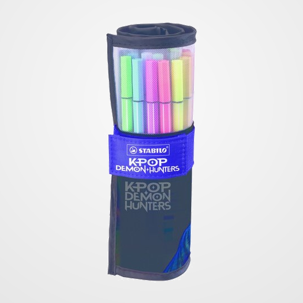 ROTULADOR FIBRA STABILO PEN 68 K-POP ESTUCHE de 25 ROLLERSET