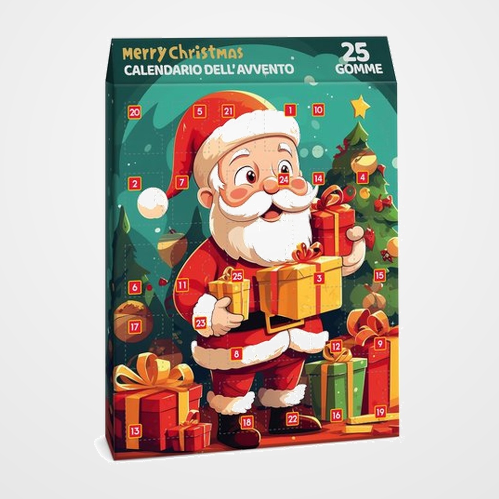 CALENDARIO de ADVIENTO PRYSE GOMAS de BORRAR 3D