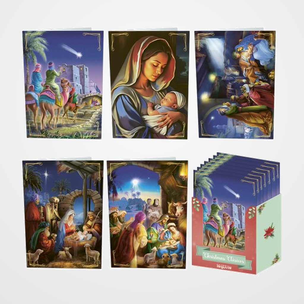 CHRISTMAS ARGUVAL CLASICOS JERUSALEN 133x191 SURTIDO EXP. 50 (5 mod.)