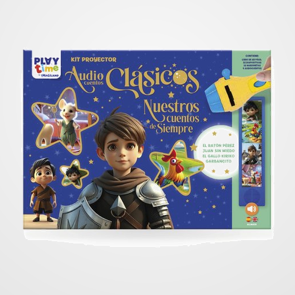 JUEGO IMAGILAND KIT PROYECTOR AUDIOCUENTOS CLASICOS CUENTOS DE SIEMPRE