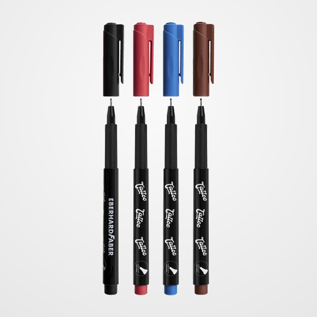 MARCADOR EBERHARD FABER TATTO ONE LINE PACK de 4