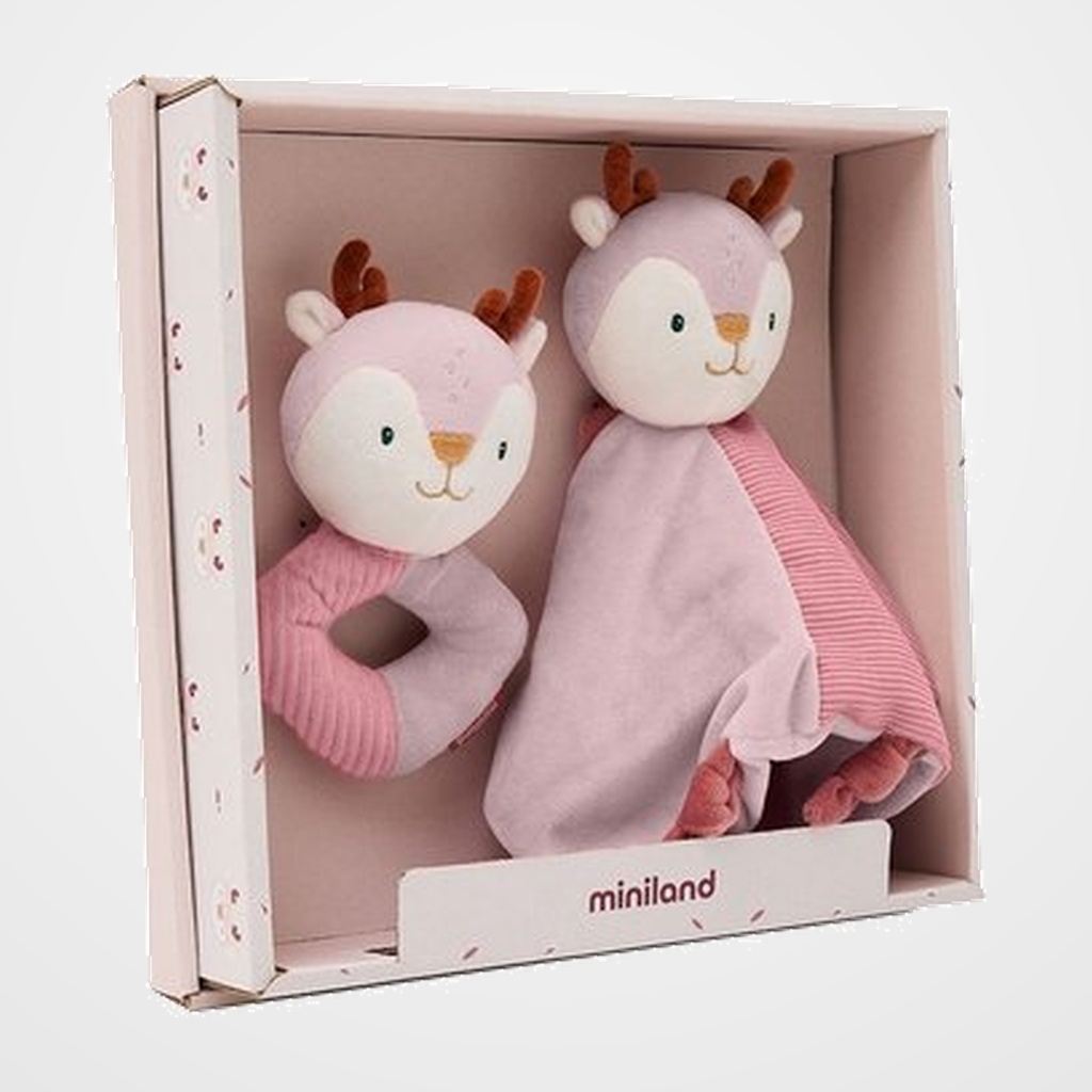 PACK REGALO MINILAD (SONAJERO + DOU DOU) CIERVO (0-3 años)