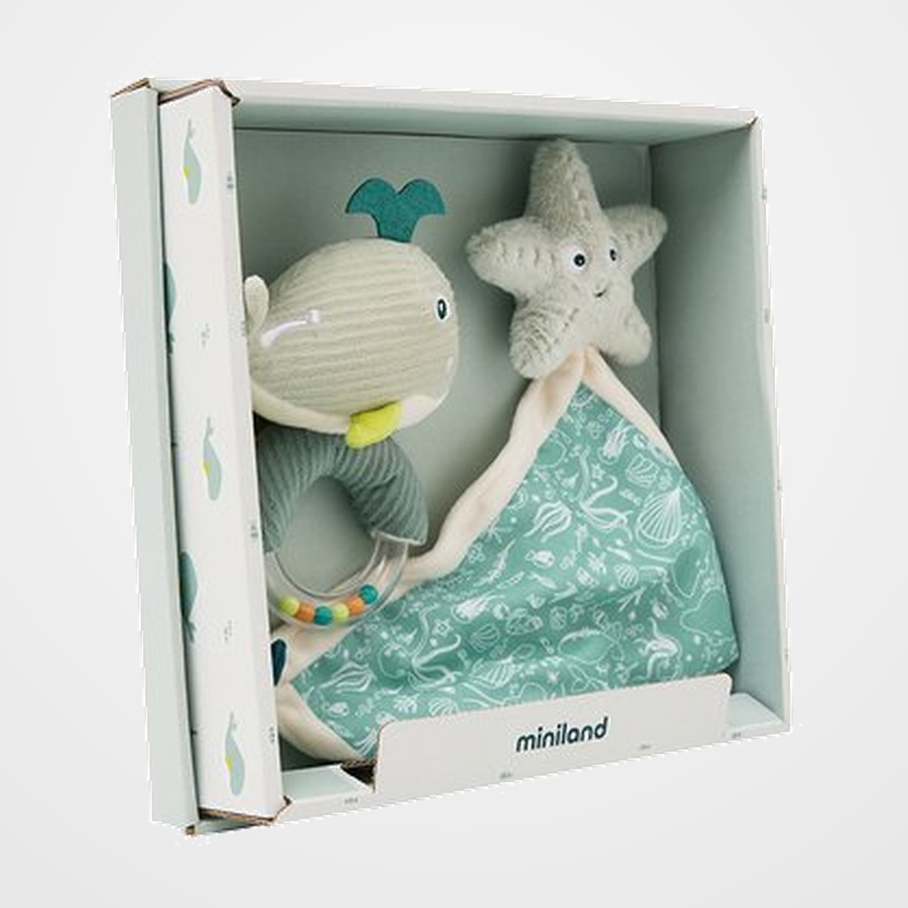 PACK REGALO MINILAD (SONAJERO + DOU DOU) OCEANO (0-3 años)