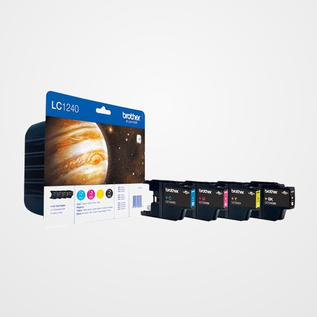 CART.IJ. BROTHER LC-1240VALBP MFC-J6510DW/J6710DW/J6910DW/J5910DW PACK de 4 COLORES