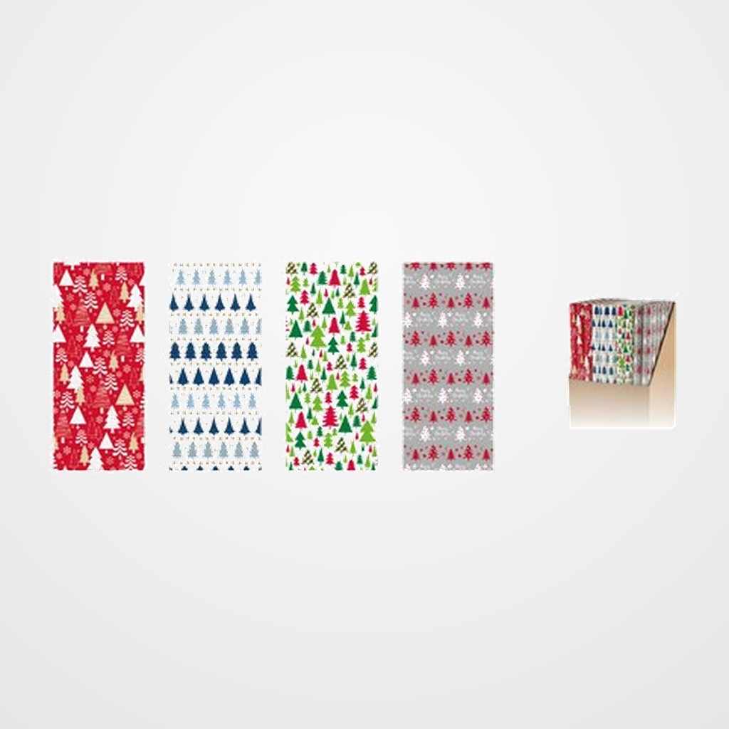 PAPEL de REGALO ROLLO WONDER WRAPPER 0,7x2 m (CAJA de 50) NAVIDAD