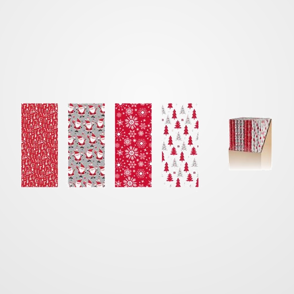 PAPEL de REGALO ROLLO WONDER WRAPPER 0,7x2 m (CAJA de 50) NAVIDAD NORDIC