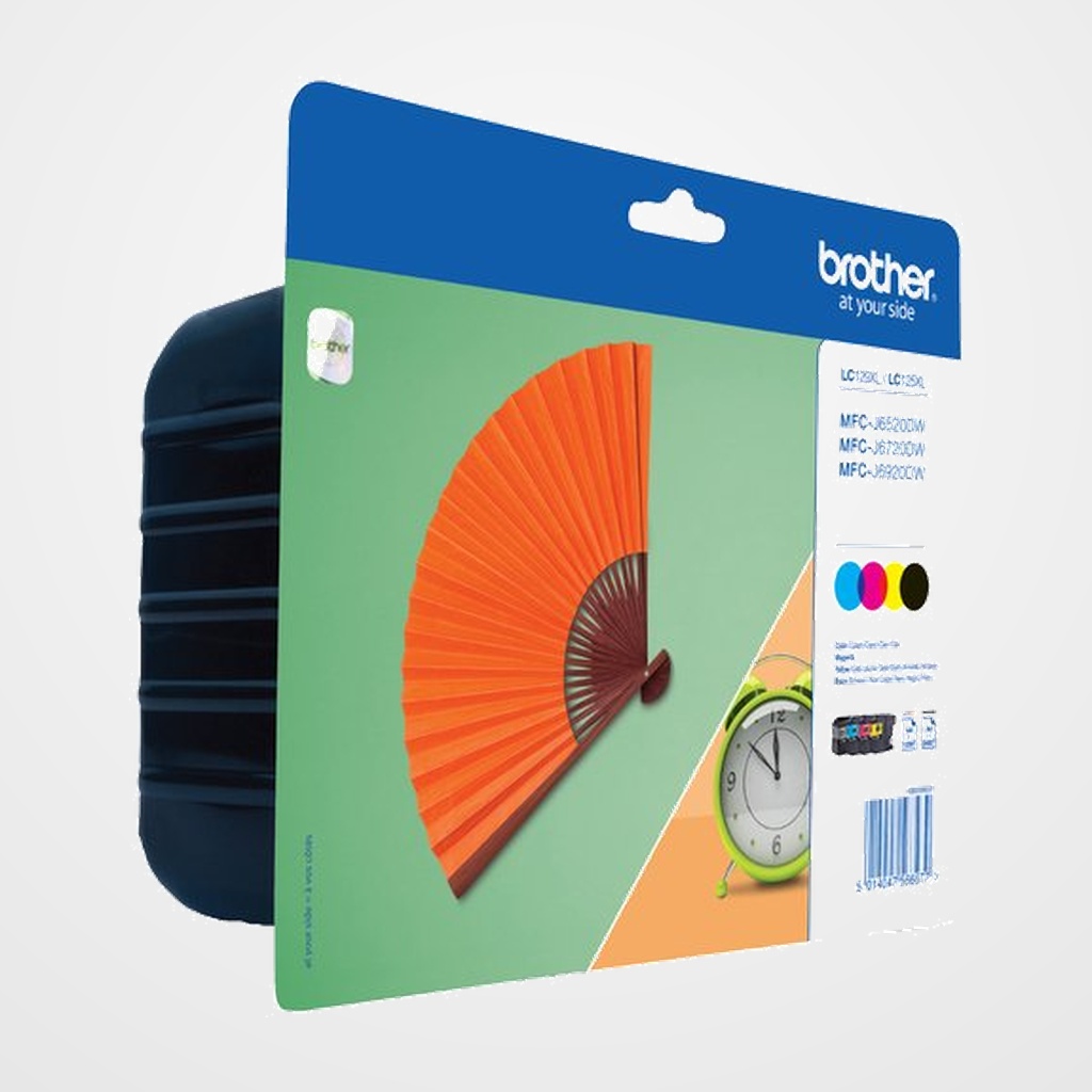 CART.IJ. BROTHER LC-129XLVALBP MFC-J6720DW/J6920DW/6520DW PACK de 4 COLORES