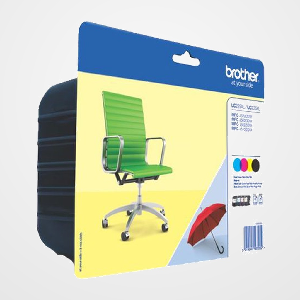CART.IJ. BROTHER LC-229XLVALBP MFC-J5620DW/J5625DW/J5720DW PACK de 4 COLORES