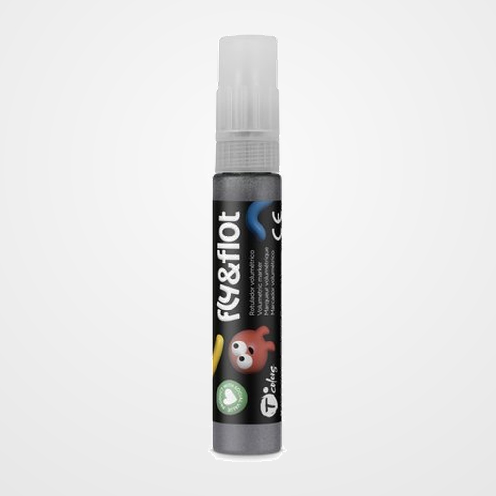 ROTULADOR VOLUMETRICO 3D TCOLORS FLY&FLOT 25 ml PLATA