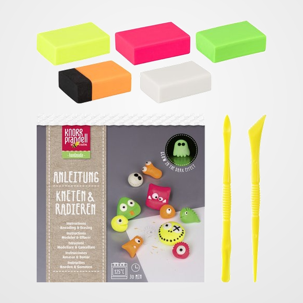 SET KNORR PRANDELL AMASAR Y BORRAR CRAZY NEON (+8 años)