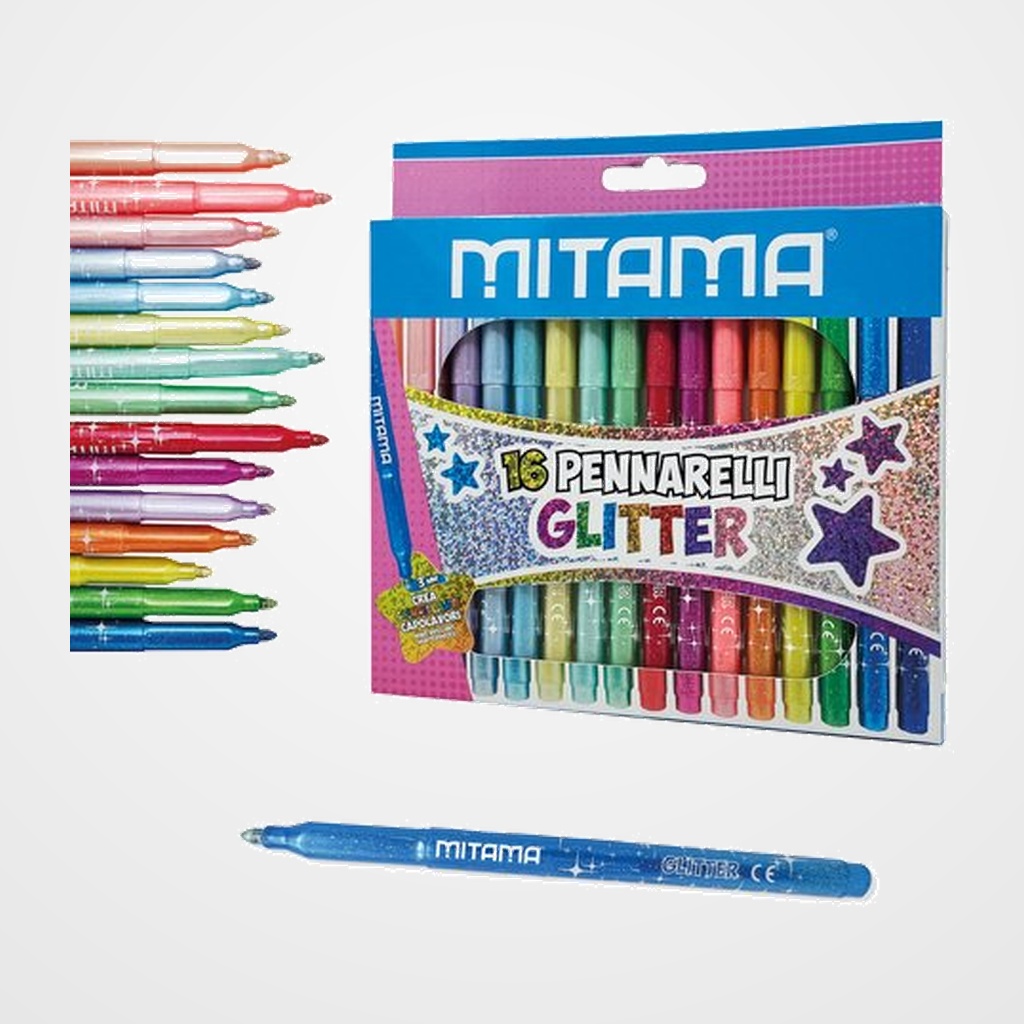 ROTULADOR FIBRA MITAMA PURPURINA ESTUCHE de 16