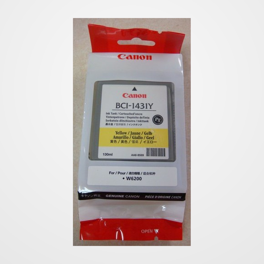 CART.IJ.CANON AMARILLO BCI-1431Y BJ-W 6200/6400 (8972A001AA)