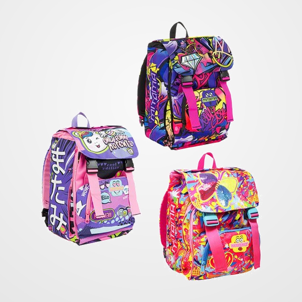 MOCHILA MITAMA JUNIOR 4ZIP GIRL 4 CREMALLERAS (21 litros) SURTIDO