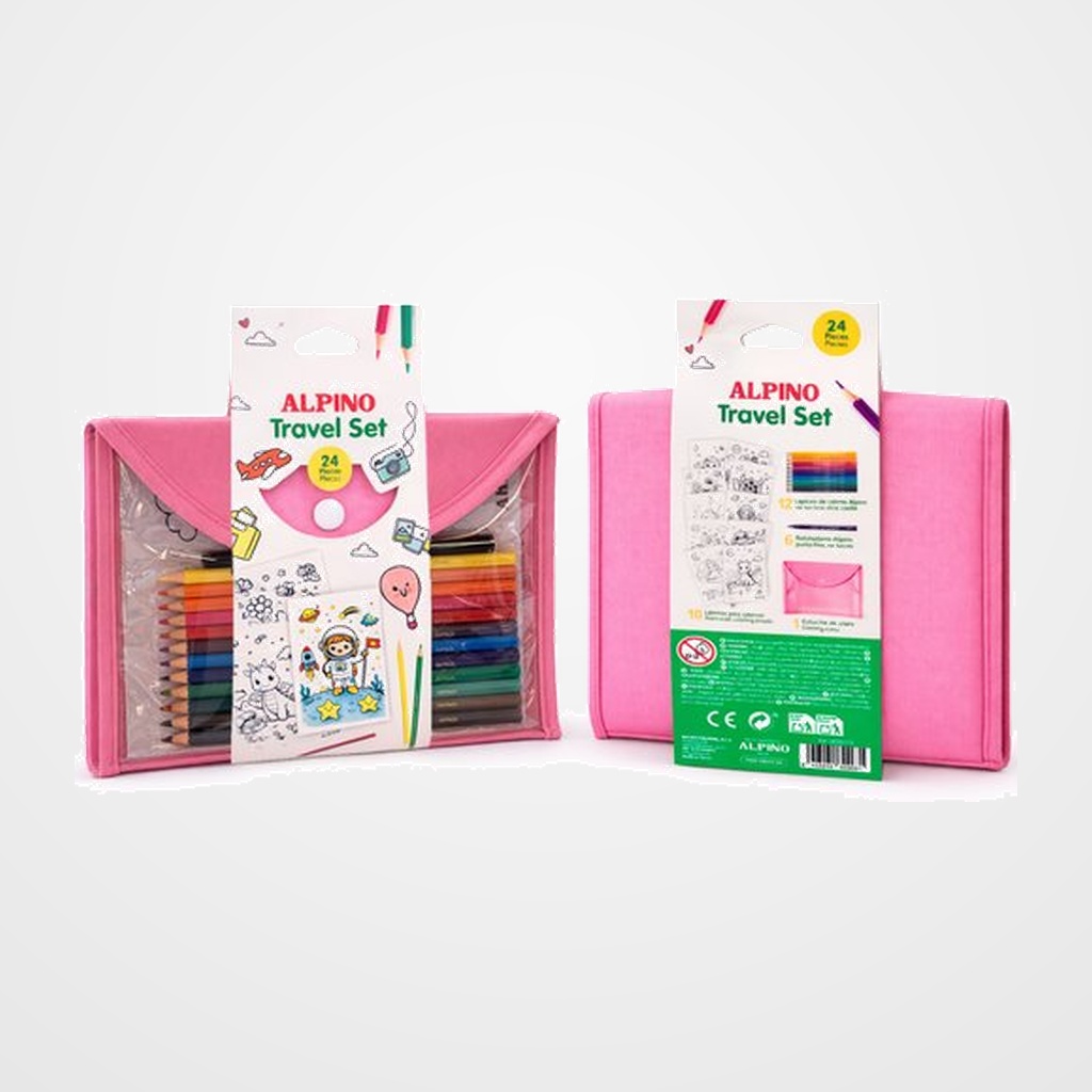 LAPICES de COLORES ALPINO TRAVEL SET de 12
