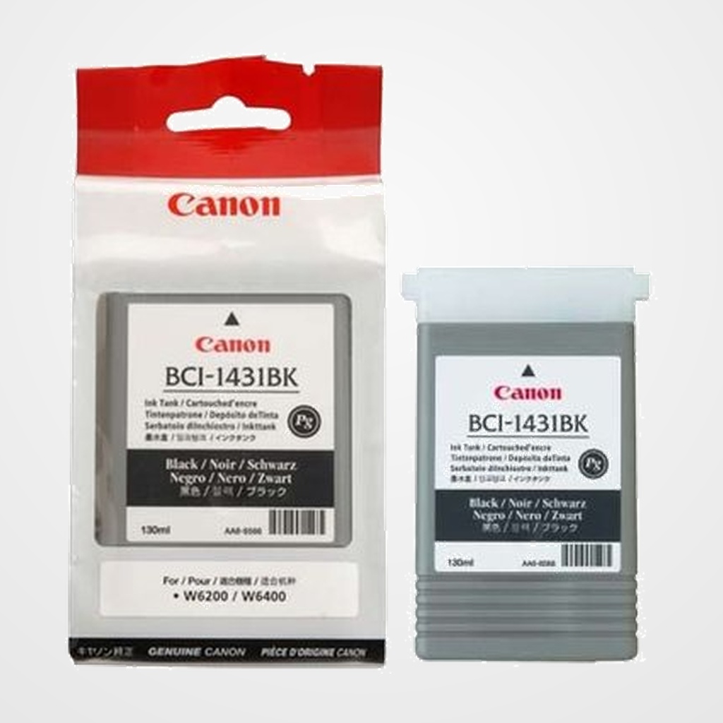 CART.IJ.CANON NEGRO BCI-1431BK BJ-W 6200/6400 (8963A001AA)