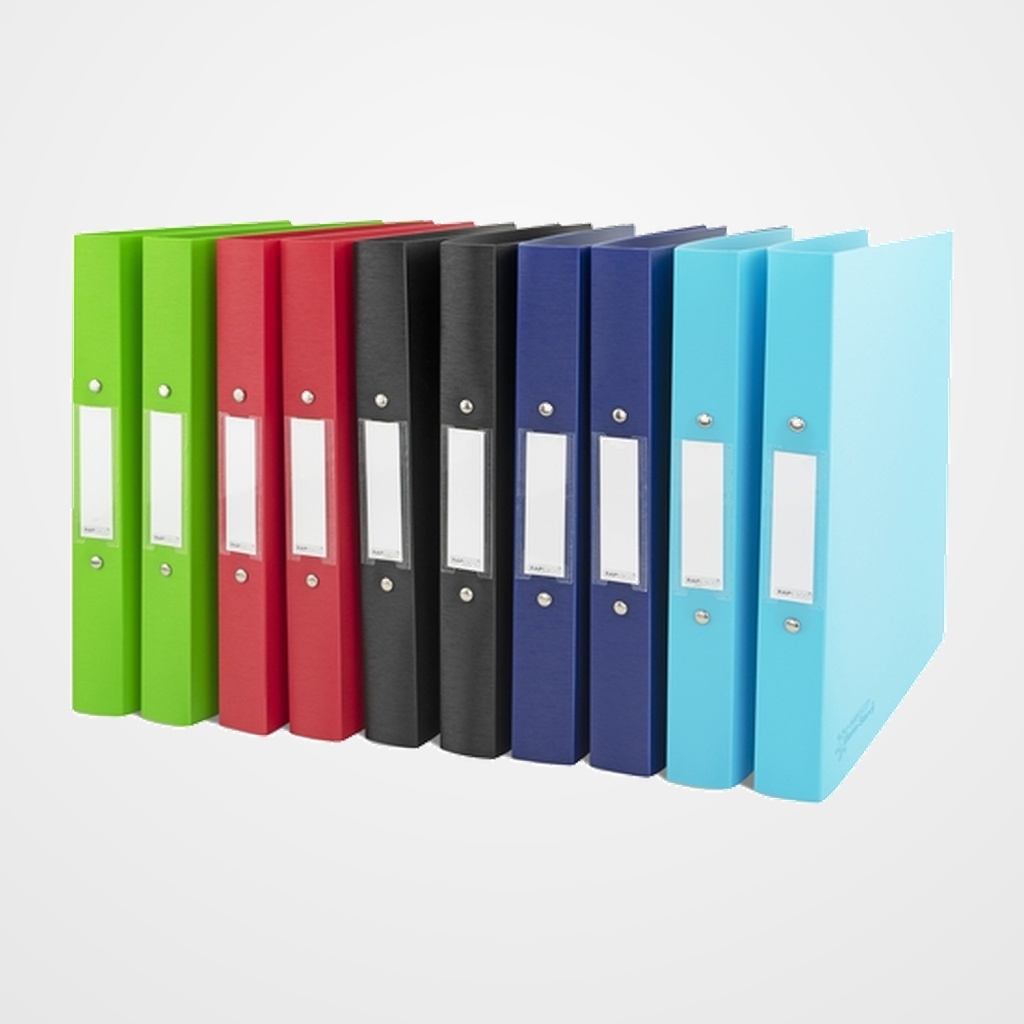 CARPETA de ANILLAS RAPESCO PP A4 2 an.35mm  SURTIDOS PACK de 10