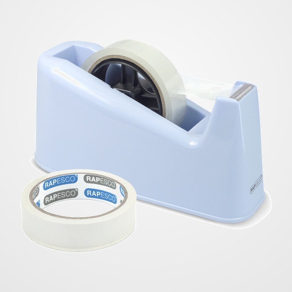 PORTARROLLOS RAPESCO 500 (1540) CELESTE  (incluye 2 cintas)