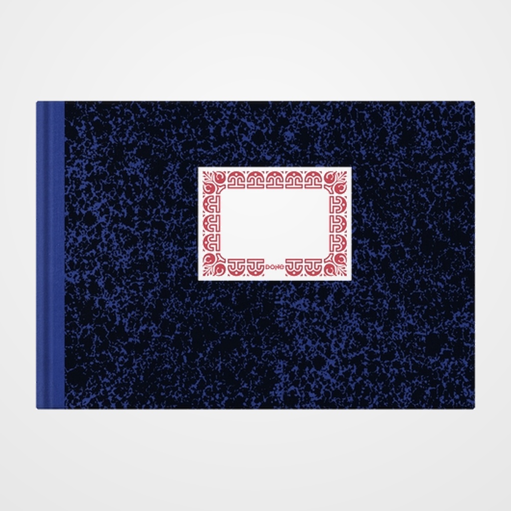 CARTONE DOHE Fº APAISADO 100 HOJAS RAYADO HORIZONTAL (AZUL)