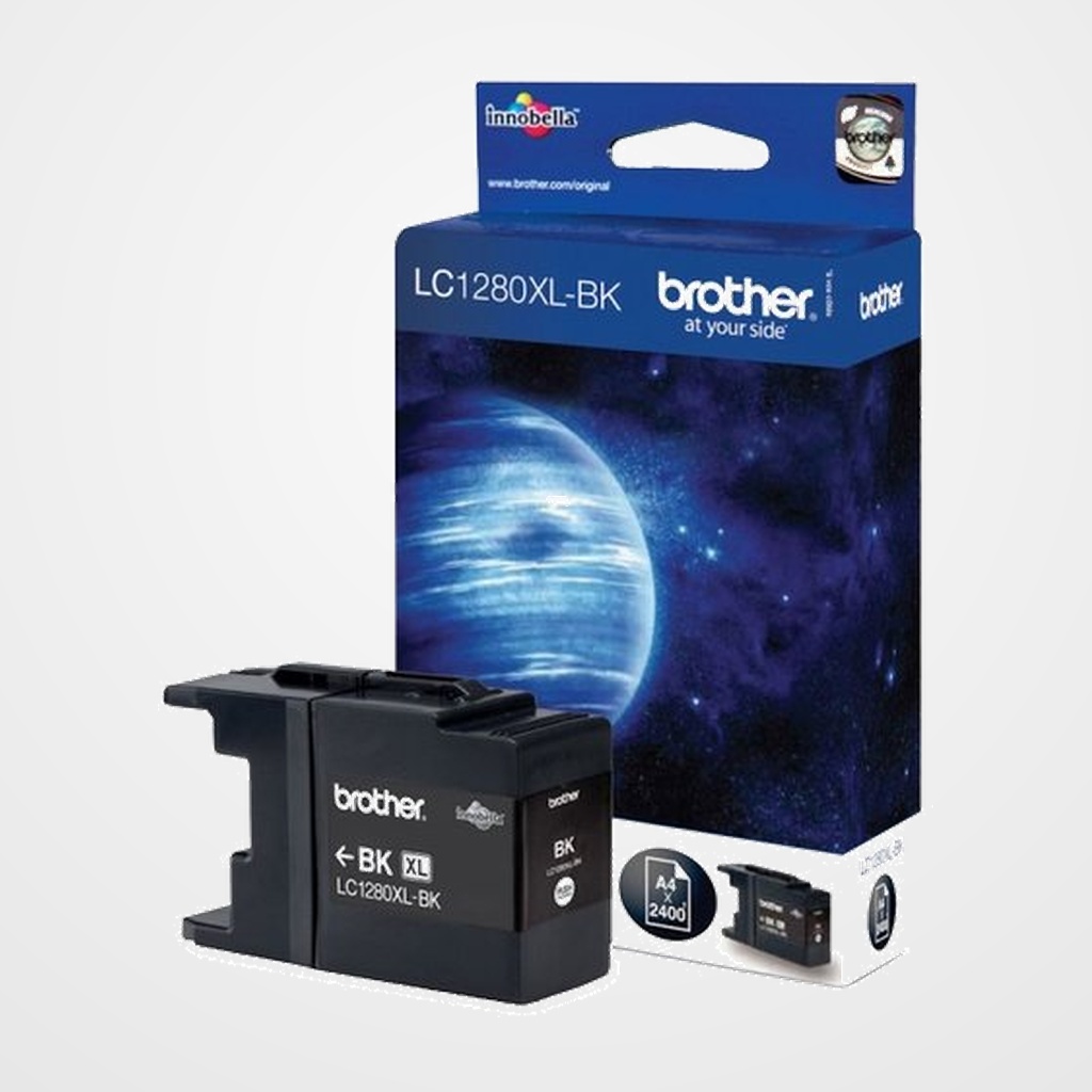 CARTUCHO INKJET BROTHER LC-1280XLBKBP NEGRO MFC- J6510DW/J6710DW/J6910DW (2.400 PAG.)