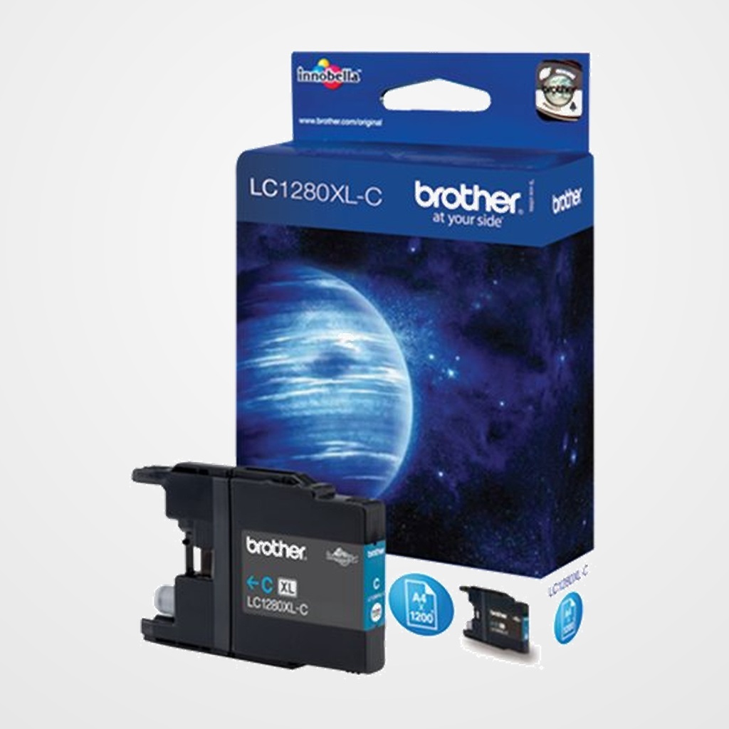 CARTUCHO INKJET BROTHER LC-1280XLCBP CIAN MFC- J6510DW/J6710DW/J6910DW (1.200 PAG.)