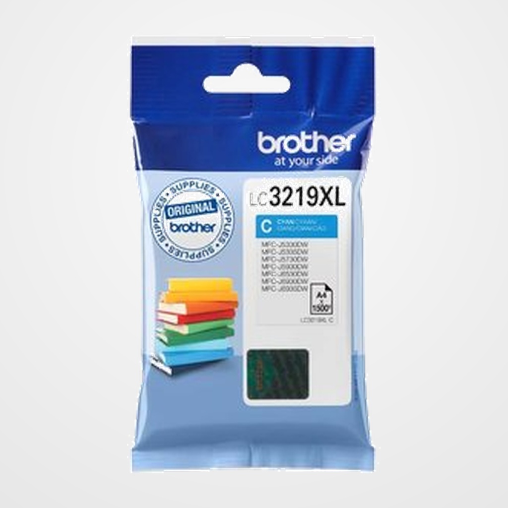 CARTUCHO INKJET BROTHER LC-3219XLC CIAN MFC-J5730DW/J6530DW/J6930DW (1.500 PAG.)