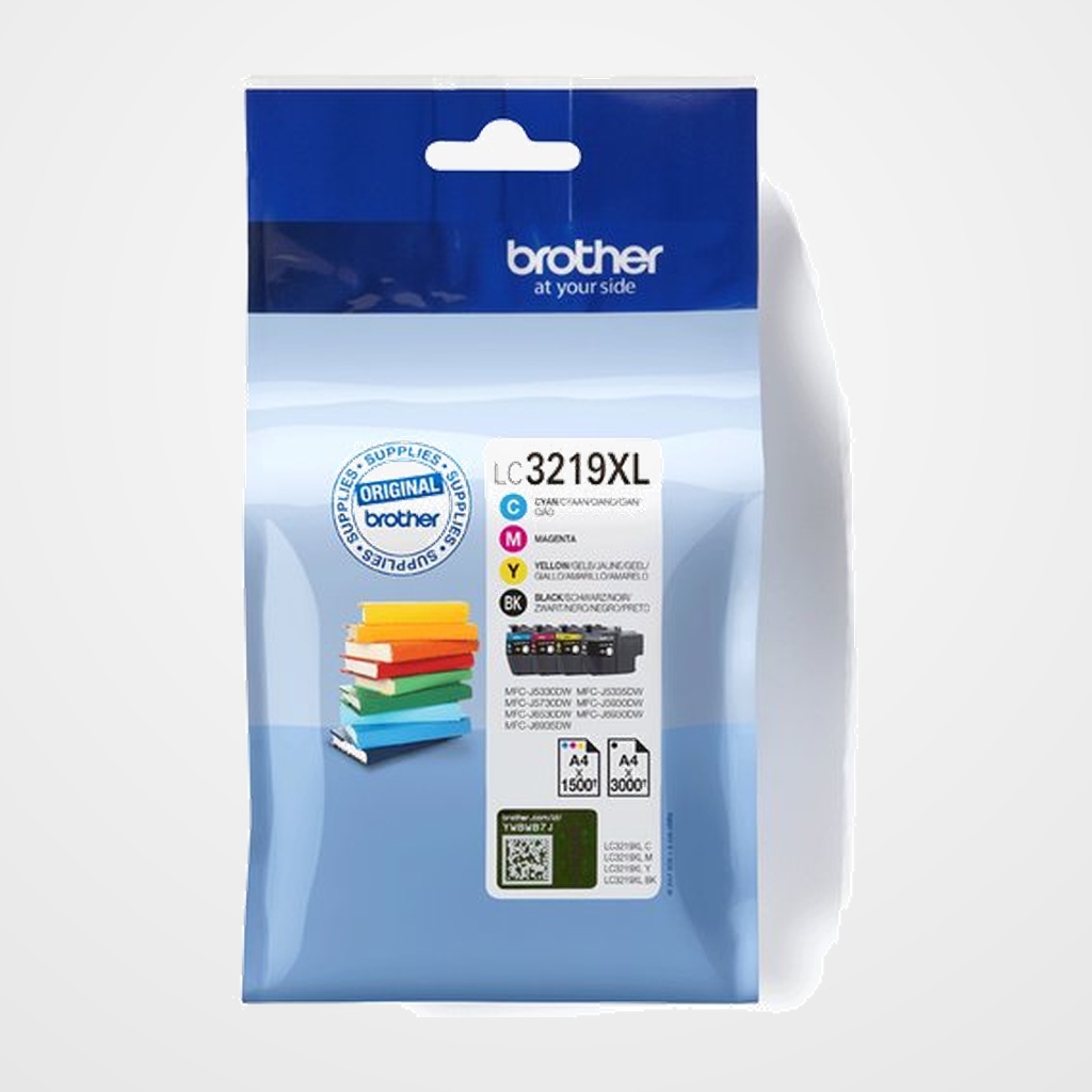 CARTUCHO INKJET BROTHER LC-3219XLVAL MFC-J5730DW/J6530DW/J6930DW PACK de 4 COLORES