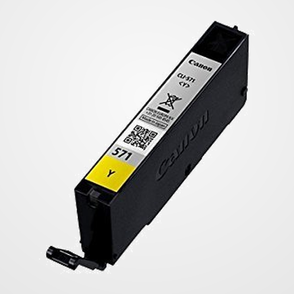 CARTUCHO INKJET CANON CLI-571Y PIXMA MG5751/MG5752/MG5753/MG6851/MG6852/MG6853/MG7750/MG7751/MG7752/MG7753 AMARILLO 7ml