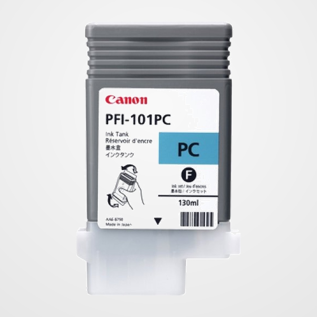 CARTUCHO INKJET CANON PFI-101PC IPF5000/6000 CIAN FOTO 130 ML. (0887B001AA)