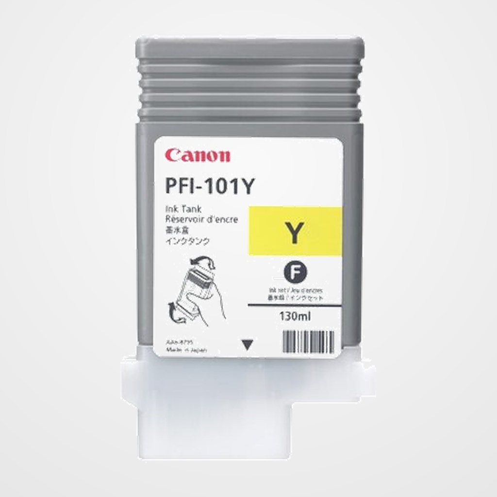 CARTUCHO INKJET CANON PFI-101Y IPF5000/6000 AMARILLO 130 ML. (0886B001AA)