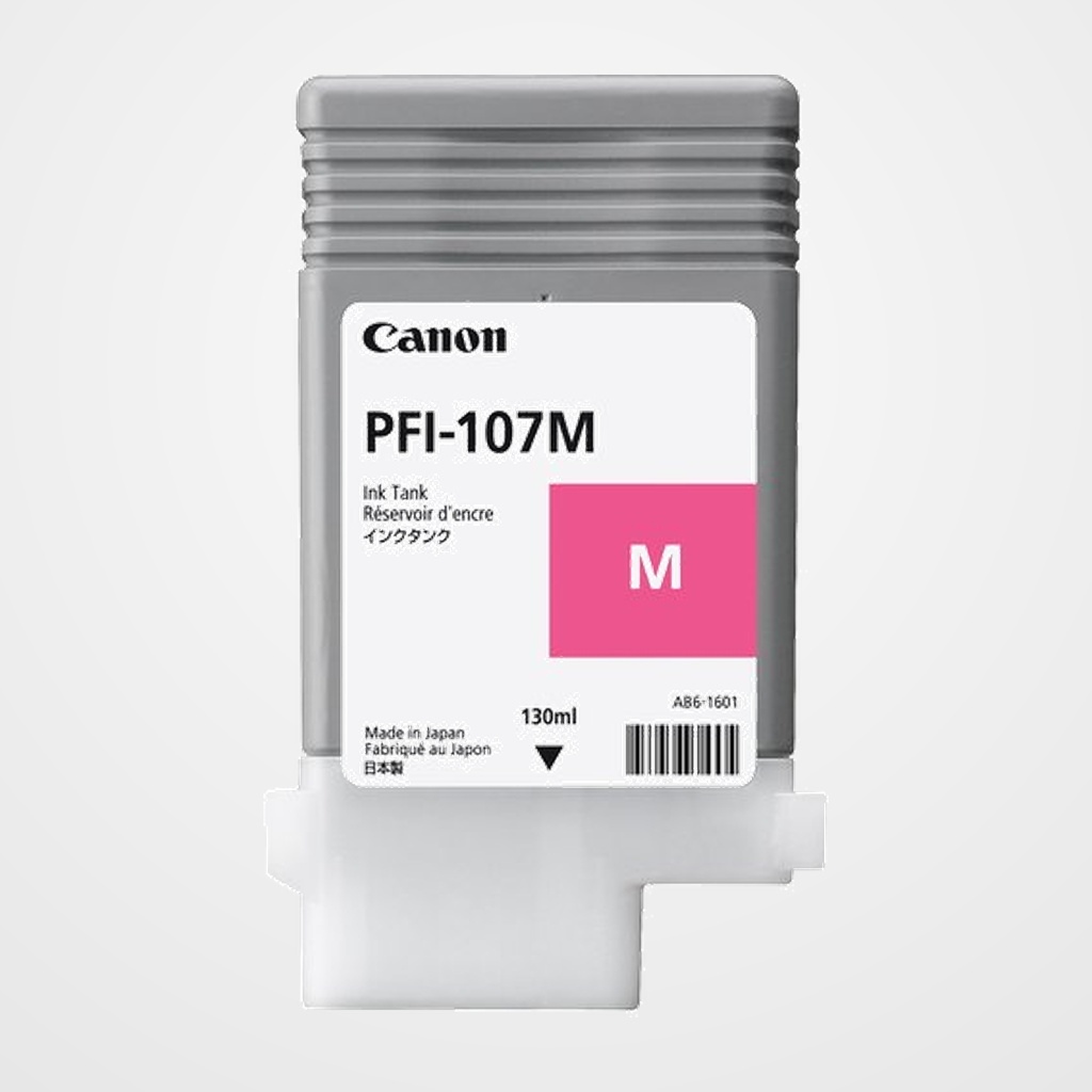 CARTUCHO INKJET CANON PFI-107M IMAGEPROGRAF IPF670/IPF680/IPF685/IPF770/IPF780/IPF785 MAGENTA 130 ML.(6707B001)