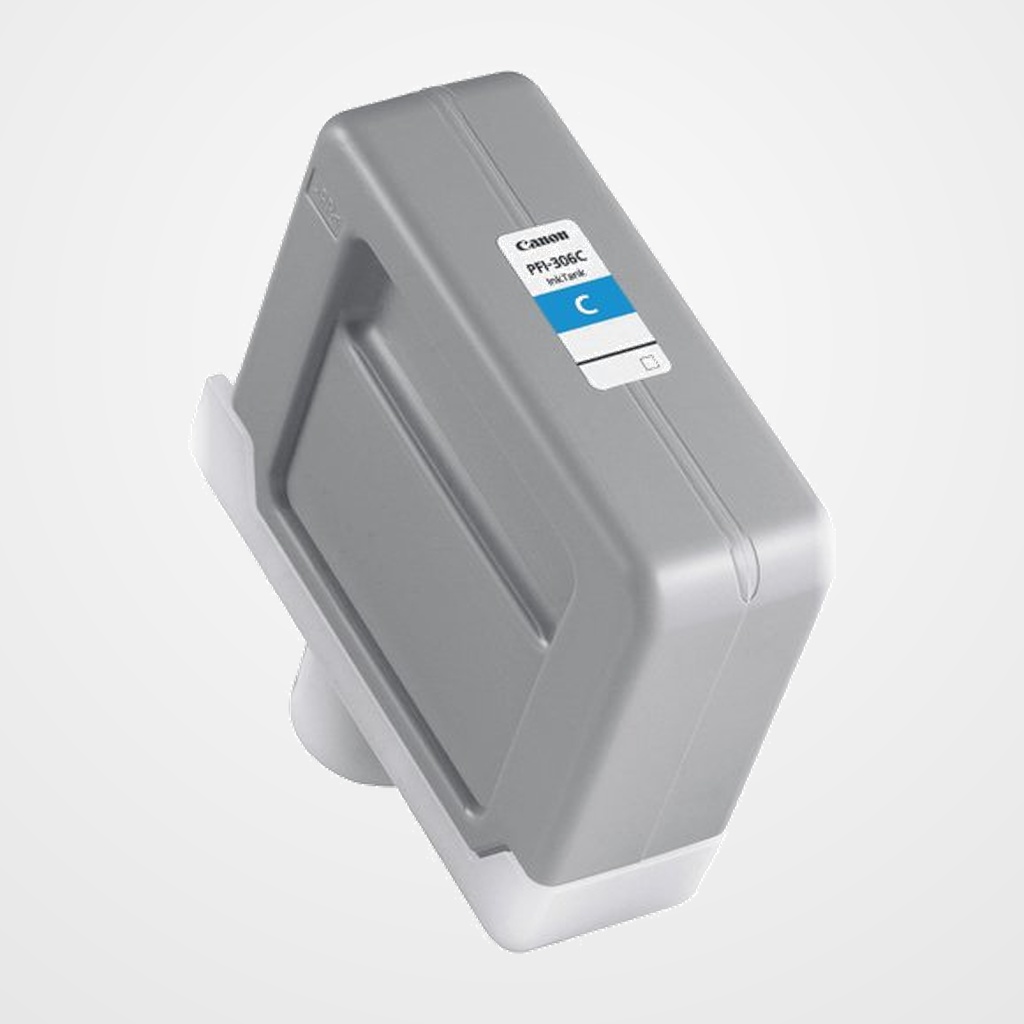 CARTUCHO INKJET CANON PFI-306C CIAN IPF 8300/6400/6450/8400/9400/9400S 300 ML (ref. 6658B001)
