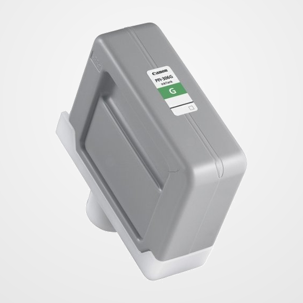 CARTUCHO INKJET CANON PFI-306G VERDE IPF 8300/6400/6450/8400/9400/9400S 300 ML (ref. 6664B001)