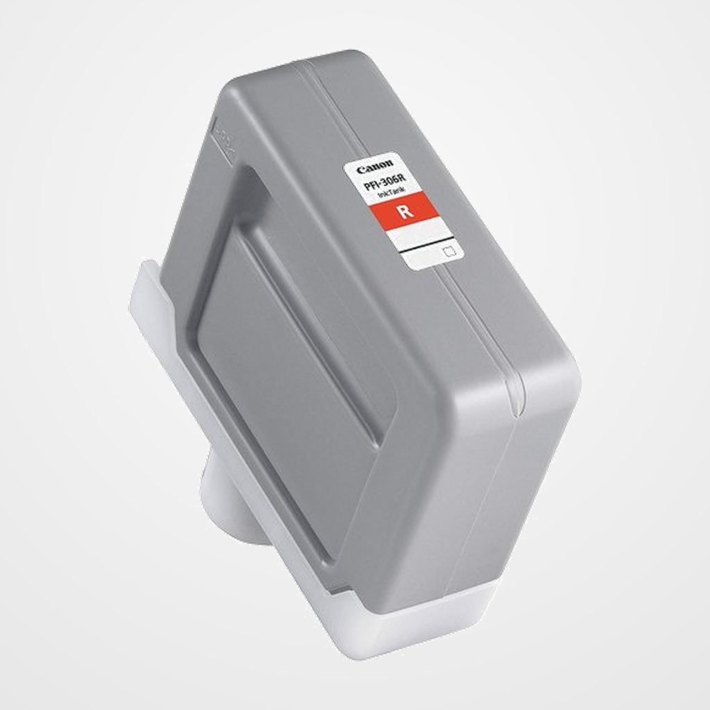 [41201206] CARTUCHO INKJET CANON PFI-306R ROJO IPF 8300/6400/6450/8400/9400/9400S 300 ML (ref. 6663B001)