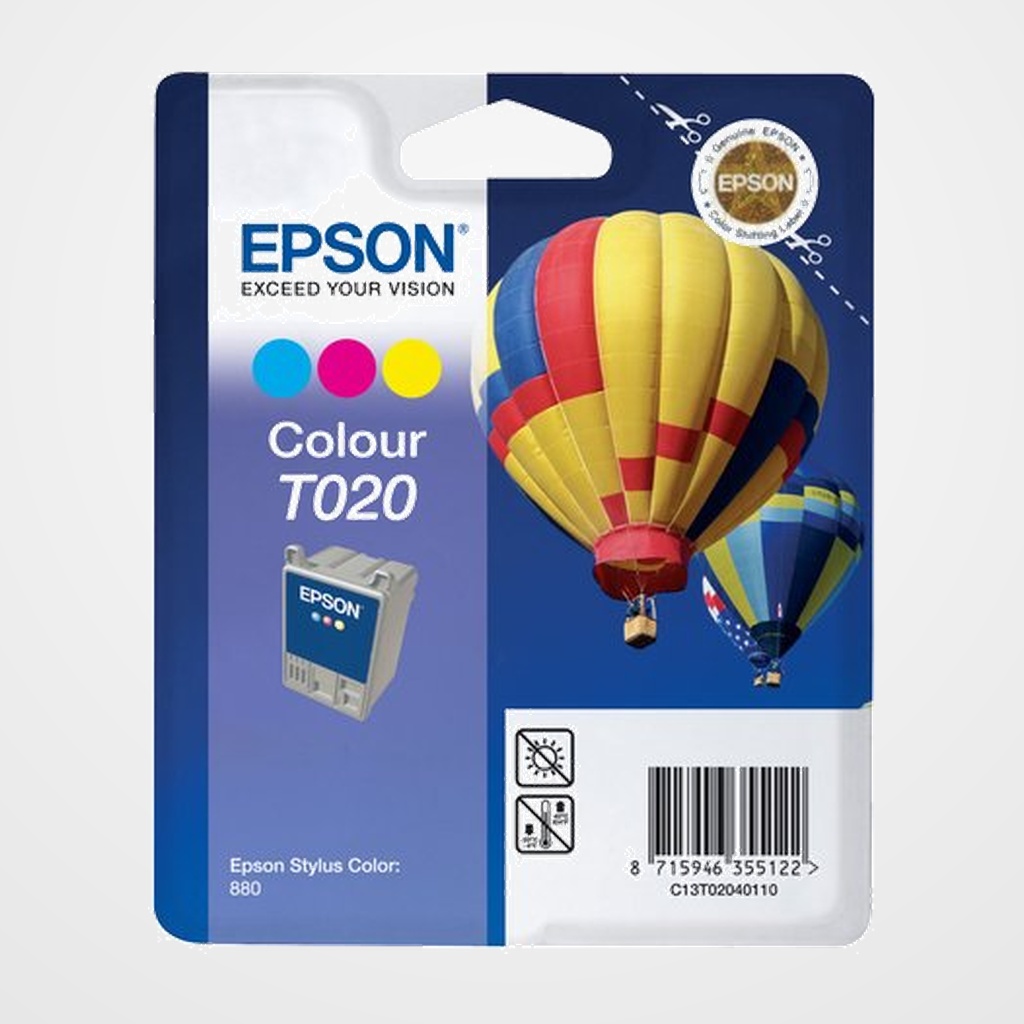 CARTUCHO INKJET EPSON T020401 STYLUS COLOR 880 COLOR 35ML
