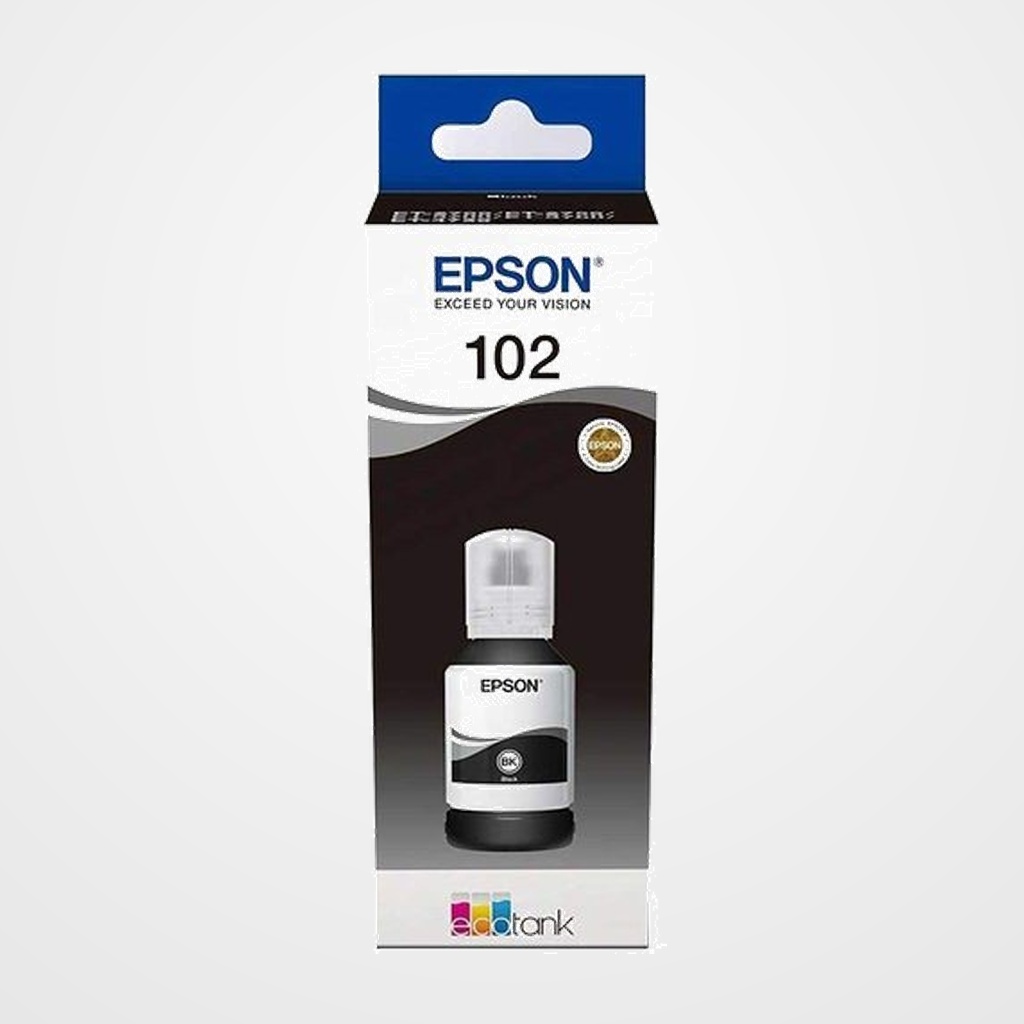 CARTUCHO INKJET EPSON T03R140 Nº102 ECO TANK ET-2700/2750/3700/3750/4750 NEGRO 127ML