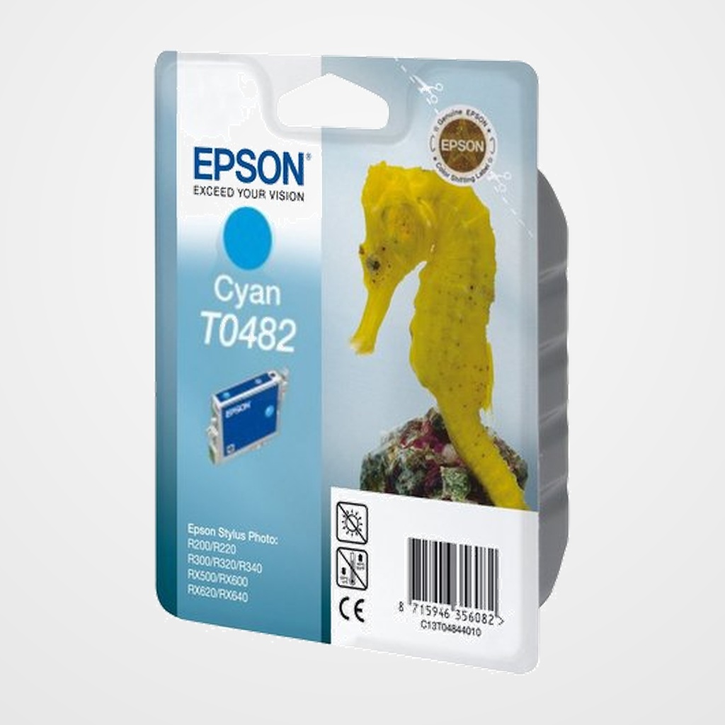 CARTUCHO INKJET EPSON T048240 STYLUS PHOTO R200/220/300/320/340 RX500/600/620/640 CIAN