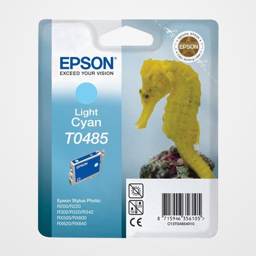CARTUCHO INKJET EPSON T048540 STYLUS PHOTO R200/220/300/320/340 RX500/600/620/640 CIAN CLARO