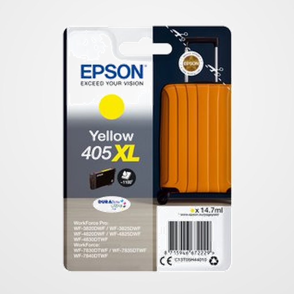 CARTUCHO INKJET EPSON T05H140 Nº405XL WF-7830DTWF/7835DTWF/7840DTWF/3820DWF/3825DWF/4820DWF/4825DWF/4830DTWF AMARILLO 14,7 ml