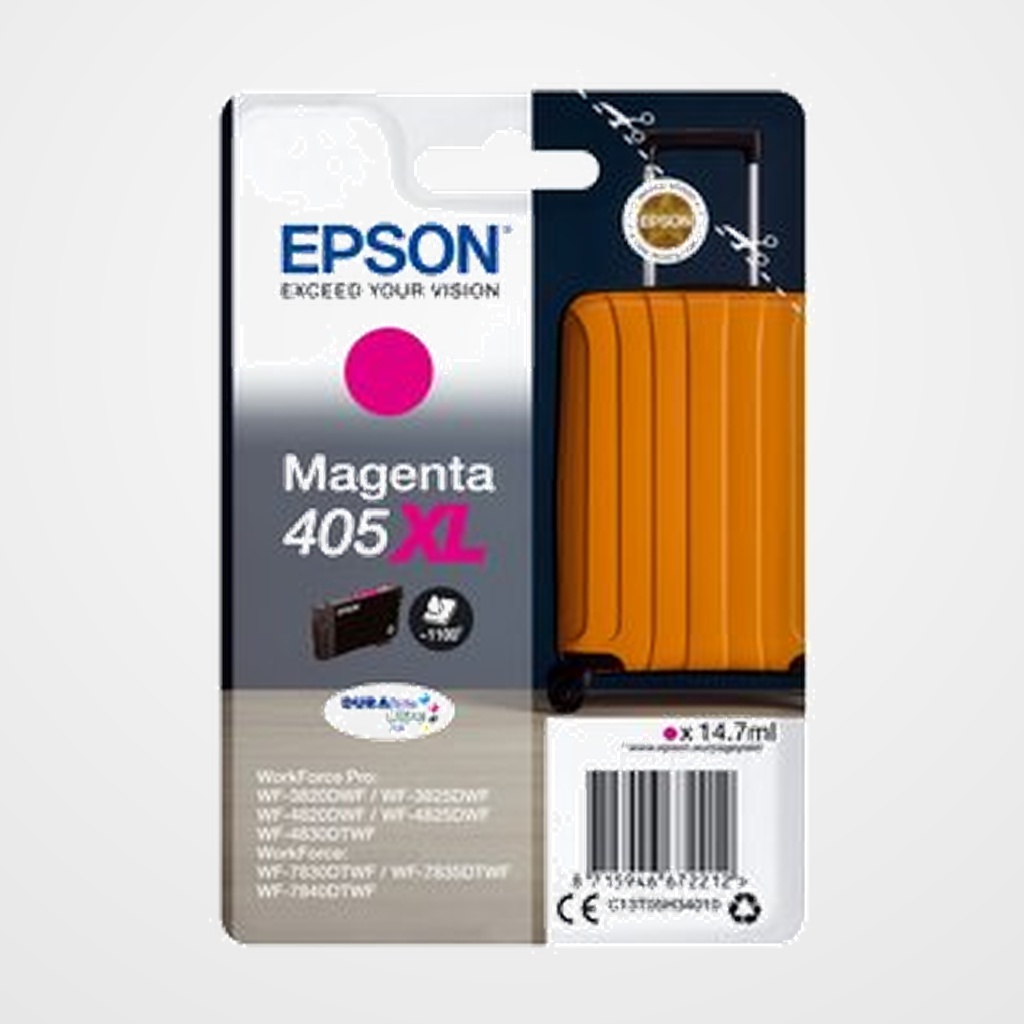 CARTUCHO INKJET EPSON T05H140 Nº405XL WF-7830DTWF/7835DTWF/7840DTWF/3820DWF/3825DWF/4820DWF/4825DWF/4830DTWF MAGENTA 14,7 ml