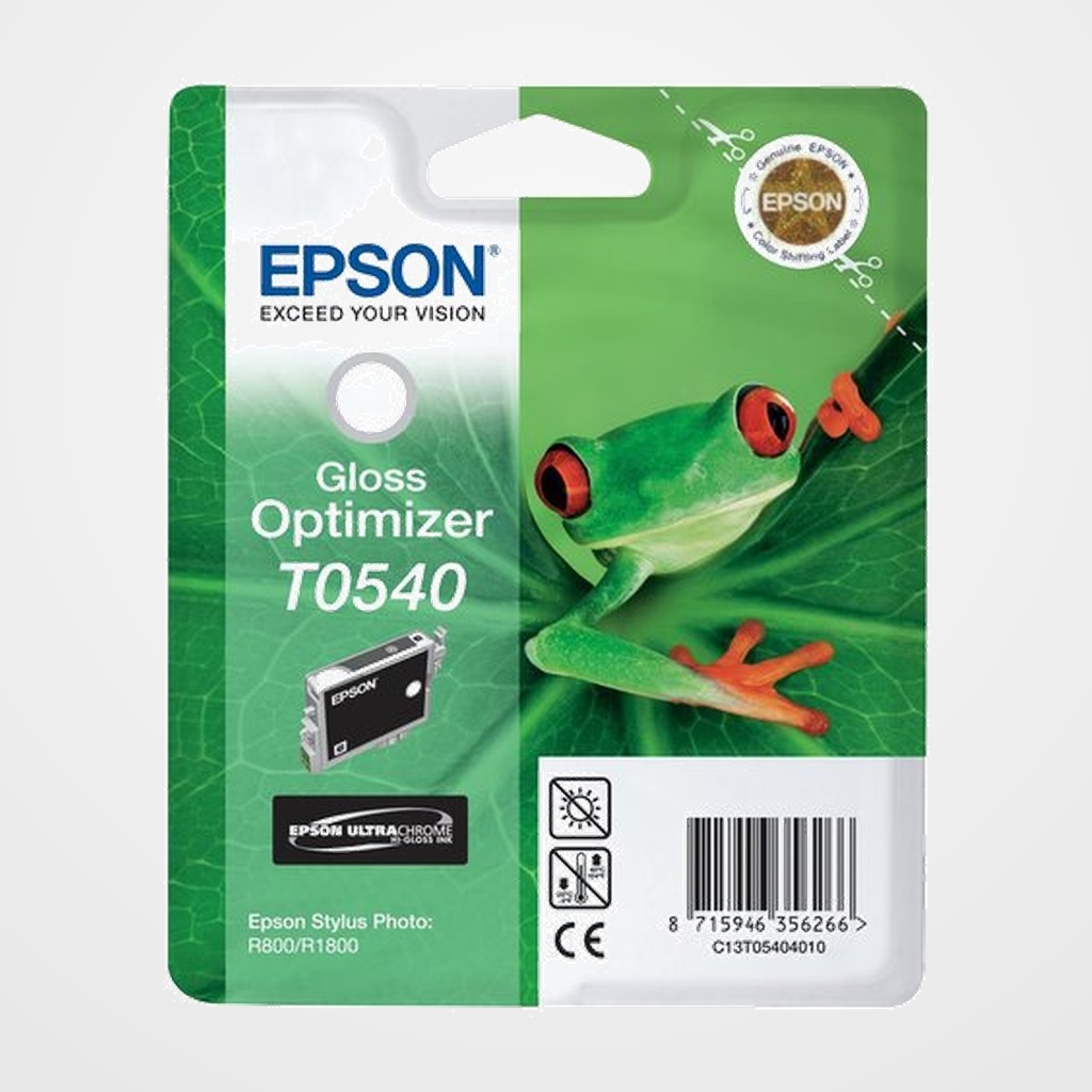 CARTUCHO INKJET EPSON T054040 STYLUS PHOTO R800/1800 OPTIMIZADOR DE BRILLO 400 PÁG.